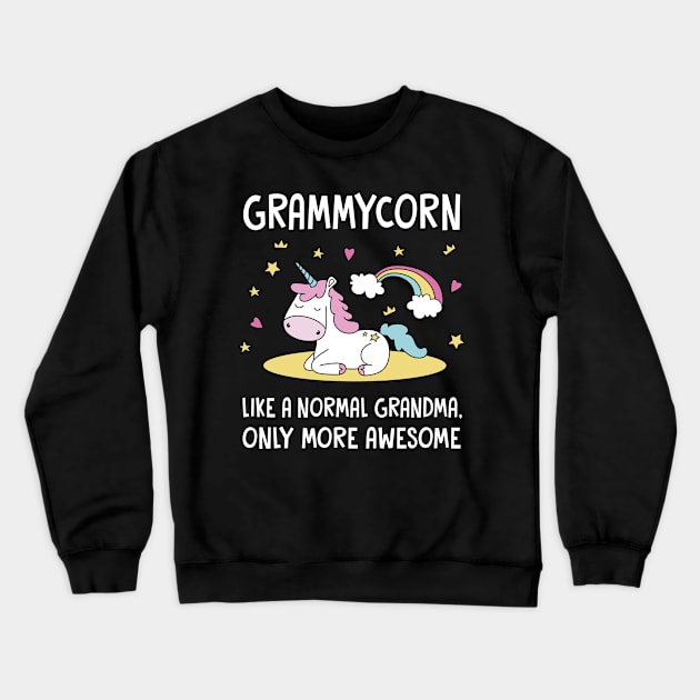 Grammy Grandma Gift - Grammy Unicorn Crewneck Sweatshirt by BTTEES